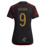 Officiële Voetbalshirt Duitsland Timo Werner 9 Uit WK 2022 - Dames